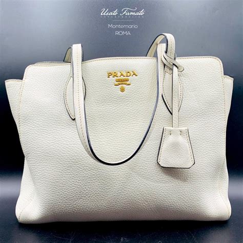 borsa prada bianca pelle|Prada borse da donna.